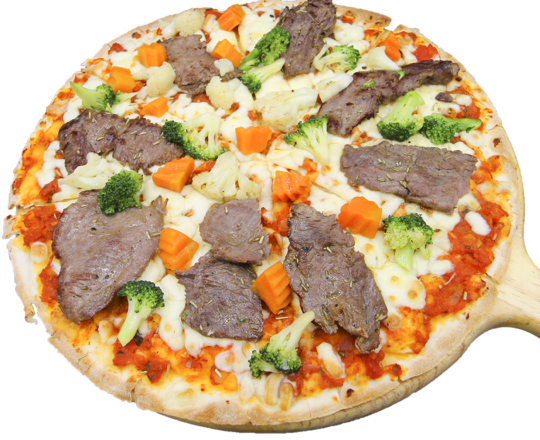 MH33-34 Steak pizza