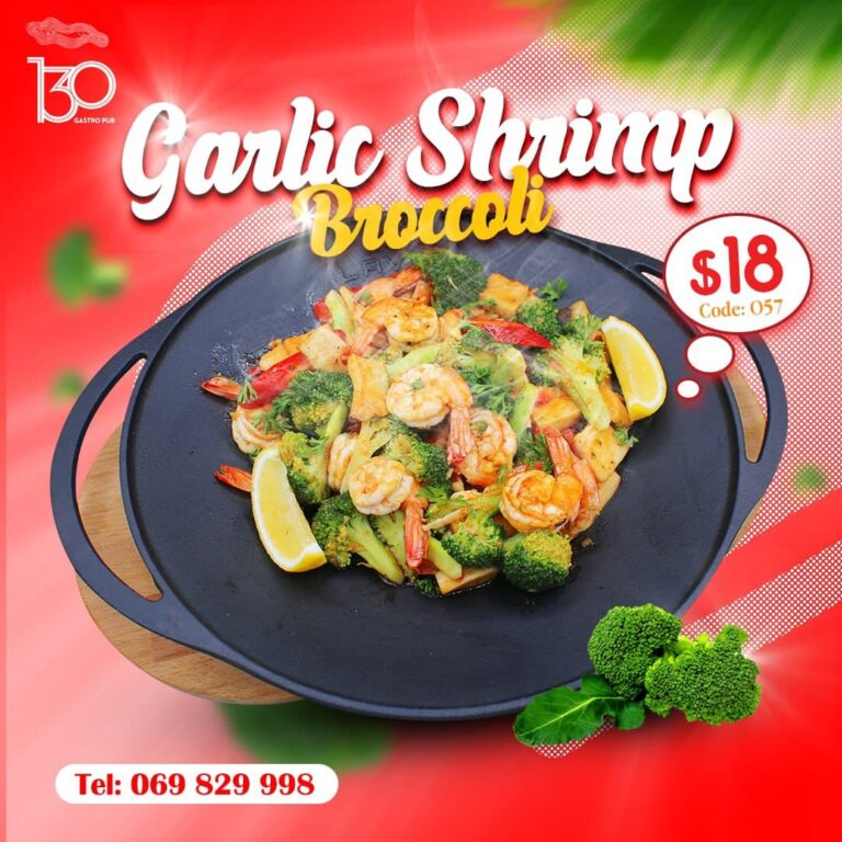 Garlic Shrimp Broccoli