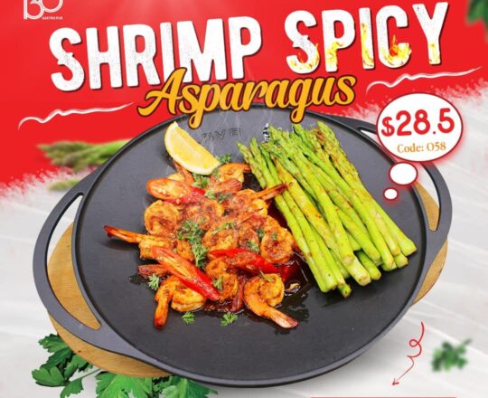 Shrimp Spicy Asparagus